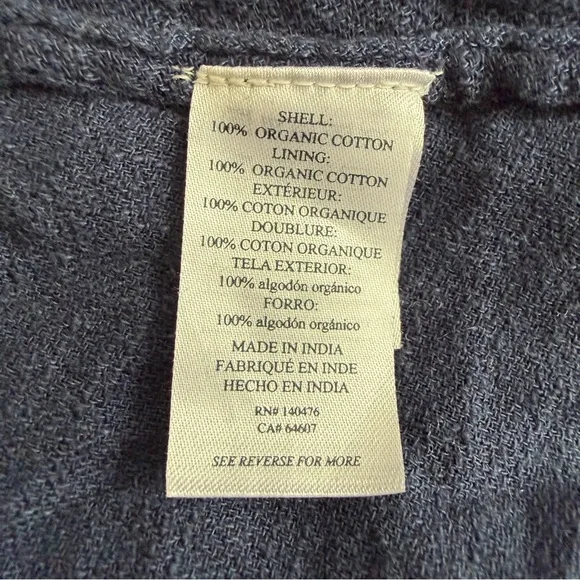 FAHERTY Coast To Coast Midi Dress in Navy - Excellent Pre-Owned Condition, Large - Picture 10 of 16